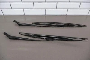 06-08 Porsche Cayman 987 Pair LH&RH Windshield Wiper Arms (Black) Light Wear - Foto 1 di 22