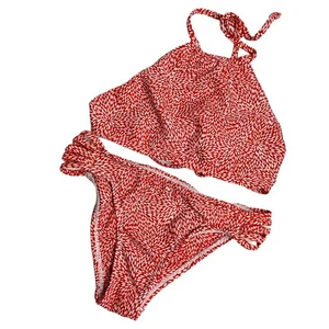 Jacks Swimwear Surfboard girls Red Sz 9/10 two piece - Picture 1 of 6