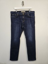 Big Star Mens Archetype Slim Straight Jeans Size 40R Dark Wash Stretch Denim 