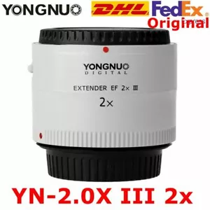 Yongnuo YN-2.0X III 2X Teleconverter Extender Auto Focus Lens for Canon EOS EF - Picture 1 of 8