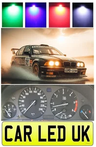 ✅ BMW E28 E30 E31 E32 E34 E36 E91 Z3 ✅ 3 x LED DASBOARD INSTRUMENT CLUSTER BULBS - Picture 1 of 5