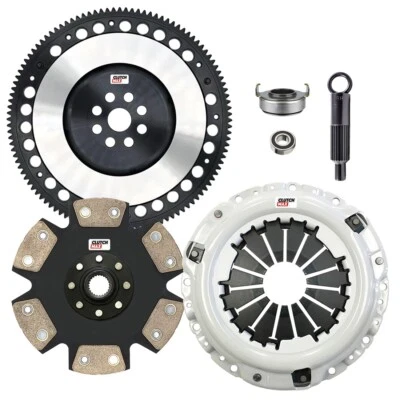 CLUTCHMAX STAGE 4 CLUTCH KIT+CHROMOLY FLYWHEEL FOR ACURA HONDA B16 B18 B20 HYDRO - Image 1 of 4