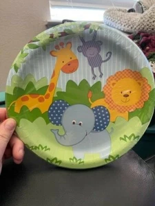 Forest Friends Paper Plates 8-3/4"  8CT New!!!! - Picture 1 of 2