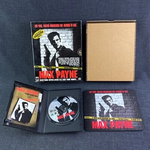 PC Max Payne Big Box con alfombrilla de ratón edición limitada 2001 Windows 95 98 ME 2000 CIB - Imagen 1 de 24