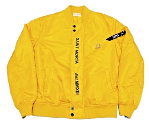 Saint Morta Men’s Yellow Bomber Jacket Size M - Picture 1 of 11