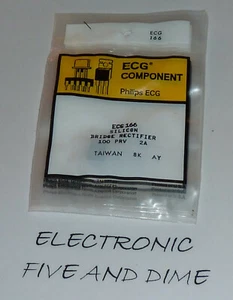 ECG166	R-SI BRIDGE 100V 2A 1 - Picture 1 of 1