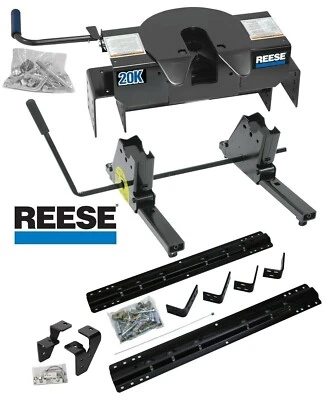 Kit deslizante de enganche y riel de quinta rueda 20K para 03-12 RAM con resortes de sobrecarga Foto 1 de 4