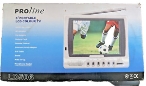 Proline 5" Portable LCD Colour TV in good working order - only used once