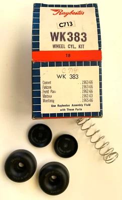 НОВЫЙ ИЗ СТАРЫХ ЗАПАСОВ КОМПЛЕКТ ЦИЛИНДРОВ КОЛЕСА RAYBESTOS WK 383 COMET FALCON FORD PASS. Meteor Mustang - Изображение 1 из 4