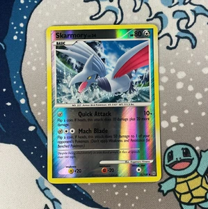 Skarmory 51/100 Reverse Holo Diamond & Pearl Stormfront Pokemon Card 2008 LP - Picture 1 of 3