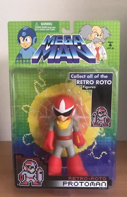 Megaman Retro Roto Build A Bot Protoman Action Figure * NEW SEALED * - Image 1 of 4