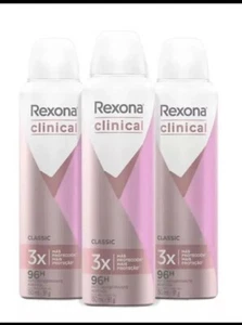 3X Rexona clinical expert classic antiperspirant spray for women 150 ml each - Picture 1 of 3