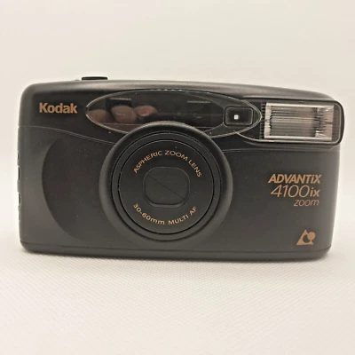 Kodak Advantix 4100ix Zoom APS Film Camera  Black Tested - Image 1 of 4