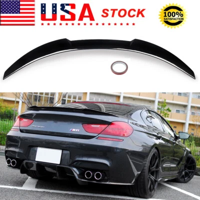 Glossy Black Rear Spoiler Wing For BMW 6' F06 640i 650i M6 Gran Coupe 2012-2018 - Image 1 of 4