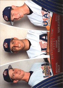2008-09 USA Baseball #43 Michael Kelly Bryan Radziewski Kyle Van Alstine