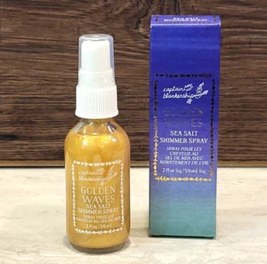 Captain Blankenship ~ Golden Waves ~ Sea Salt Shimmer Spray, 2 oz 59 ml NIB - Picture 1 of 3