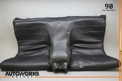 83-87 Porsche 944 Cojín de asiento trasero inferior cuero negro OEM Foto 1 de 4