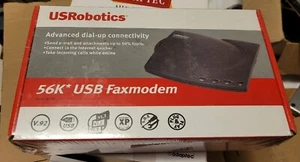 US Robotics USR5633B 56K USB FaxModem Advanced Dial-Up Connectivity Plug & Play - Picture 1 of 1