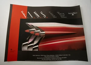 Concours d'Elegance Poster (PSTR-52) Capital Sacramento Car Show 1988 Flossen - Bild 1 von 9