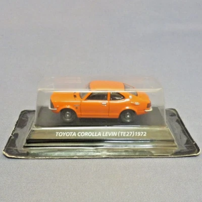 1:64 KONAMI TOYOTA COROLLA LEVIN TE27 ORANGE 1972 DIECAST TOY CAR from Japan - Image 1 of 3