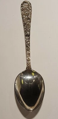 Cucharaditas Stieff Rose de plata esterlina con monograma HWF 7 cucharas disponibles Foto 1 de 4