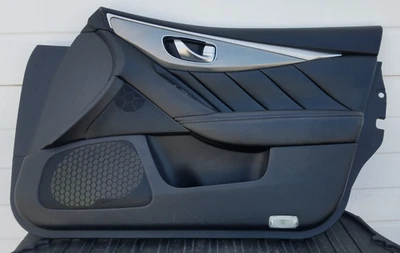 2014-2020 Infiniti Q50 Passenger Front Door Panel Interior Black - Image 1 of 4