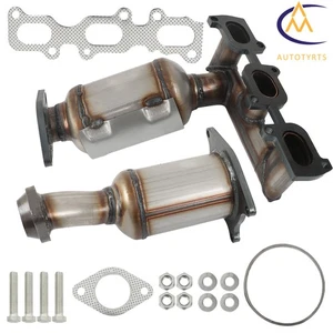 Catalytic Converters For Ford Edge 3.5L 3.7L 2011-2014 Bank 1 and 2 Non Turbo - Picture 1 of 13