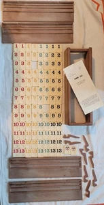 Vintage 1977 Enbar Rummy Joke Rummikub Game, Made in Israel, Missing 2 Tiles - Picture 1 of 15