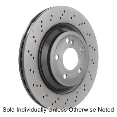 Brembo 09.B743.51 Disc Brake Rotor Rear For 2013-2020 Mercedes-Benz SL550 - Image 1 of 3