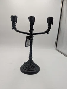 John Derian for Target Halloween Black Dripping Candalabra Macabra 12 X 10 Taper - Picture 1 of 2