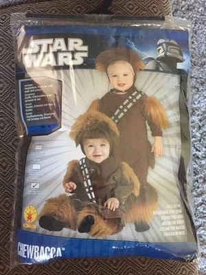 Disfraz de Chewbacca Star Wars Edad 1-2 Talla 2-4 Niño NUEVO Foto 1 de 3