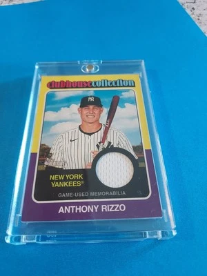 2023 Topps Heritage - Clubhouse Collection Relics Anthony Rizzo #CCR-AR (MEM) - Image 1 of 2