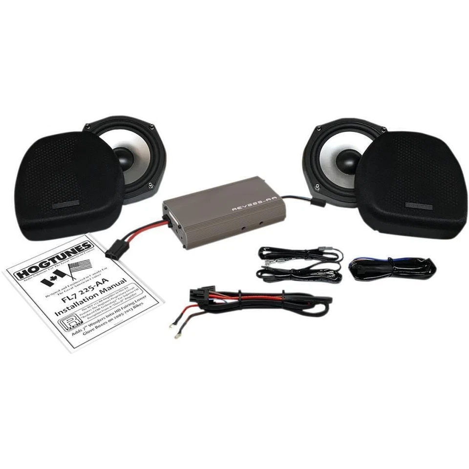 Hogtunes FL7 225-AA 7in. Fairing Lower Woofer Kit with 225 Amp Foto 1 de 1