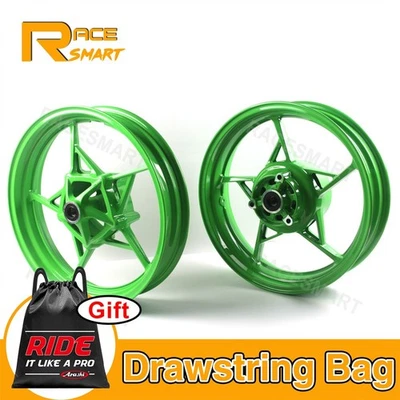 Llantas traseras delanteras de color personalizadas para Kawasaki Ninja 500 Z500 2024 2025 Foto 1 de 4
