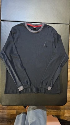 Air Jordan All Day Thermal Long Sleeve Shirt Mens 3XL Black Pullover - Image 1 of 4