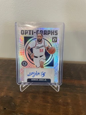 2024-2025 Panini Optic Opti-Graphs Derrick Jones Jr Auto /49 - Image 1 of 2