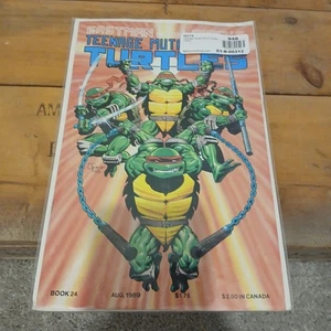 Teenage Mutant Ninja Turtles #24 (1989) CGC 9.0 WHITE PAGES Mirage Studios - Bild 1 von 2