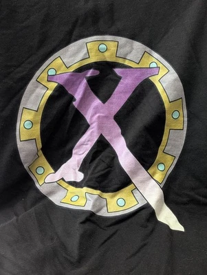 Suéter Negro con Princesa Guerrera Xena y Gráfico Chakram Foto 1 de 3