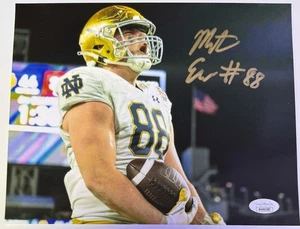 MITCHELL EVANS signiertes 8x10 Foto Notre Dame kämpfen irisch JSA COA - Bild 1 von 1