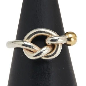 TIFFANY&Co. Love knot Ring ring Women 【Used】 - Picture 1 of 6