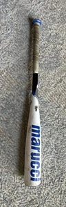 Marucci F5 MJBBF5 Ball Bat 27/17 Junior Big Barrel 2 1/4 Dia -10 White Silver - Picture 1 of 5