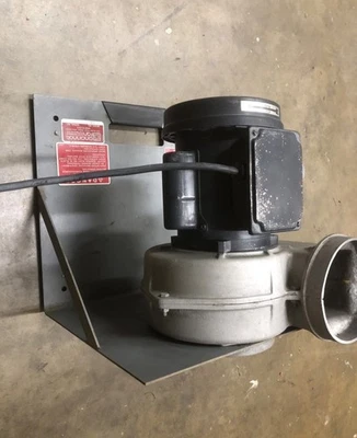 CINCINNATI FAN BLOWER ASSEMBLY F-6-B RELIANCE 1/4 HP SINGLE PHASE MOTOR - Image 1 of 4
