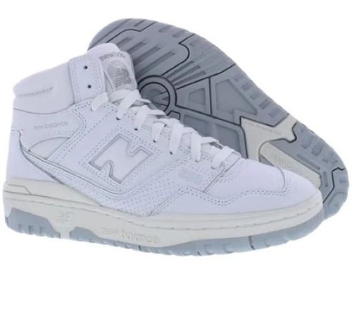NEW BALANCE 650R TAGLIA 12 BIANCO GRIGIO BASKET HIGH TOP SNEAKER UOMO BB650RWW