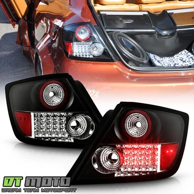 Black 2005-2010 Scion tC Perform LED Tail Lights Brake Lamps Left+Right - Image 1 of 4