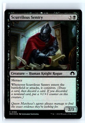 FOIL Scurrilous Sentry Modern Horizons 3 – MTG Magic the Gathering Card - Image 1 of 4