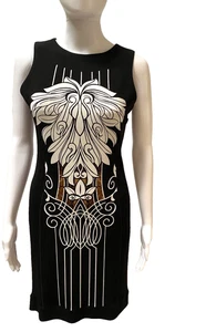 Eva Varro Damenkleid mehrfarbig Rundhals ärmellos Print Medium neu mit Etikett NEU - Bild 1 von 10