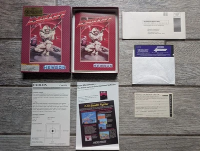 EXOLON - Commodore 64 C64/128 - Complete & Fully Tested!  MicroProse - Image 1 of 4