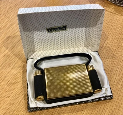 Vintage KIGU Deluxe Compact Lipstick Perfume Cigarette Case w/ Box Velvet - Image 1 of 4