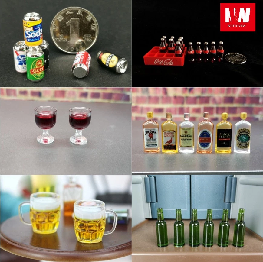 Diorama 1:18 Scale Beer Whiskey Cola Model Garage Repair Model Scene Accessories - Image 1 of 4