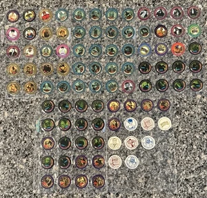 UNIVERSAL MONSTERS SLAMMER WHAMMERS CAPS NEAR COMPLETE SET 1994 93 MONSTER CAPS - Picture 1 of 12
